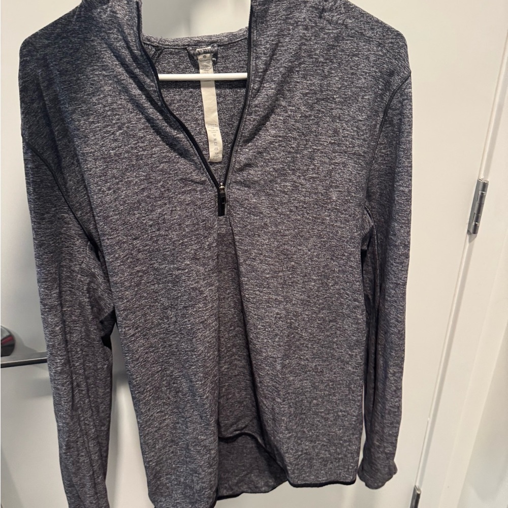 Lululemon Athletica Charcoal Half-Zip Pullover